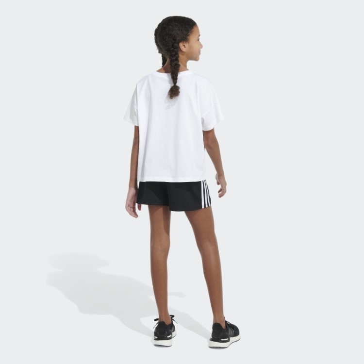 Camiseta Caixa Solta Adidas Branca