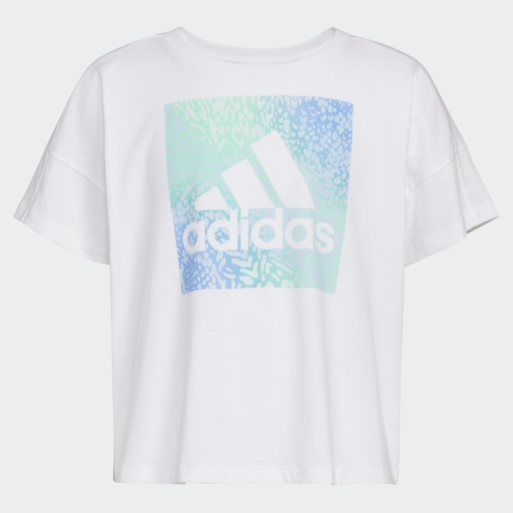 Camiseta Caixa Solta Adidas Branca