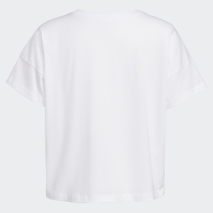 Camiseta Caixa Solta Adidas Branca