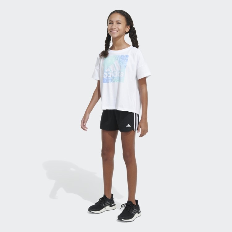 Camiseta Caixa Solta Adidas Branca