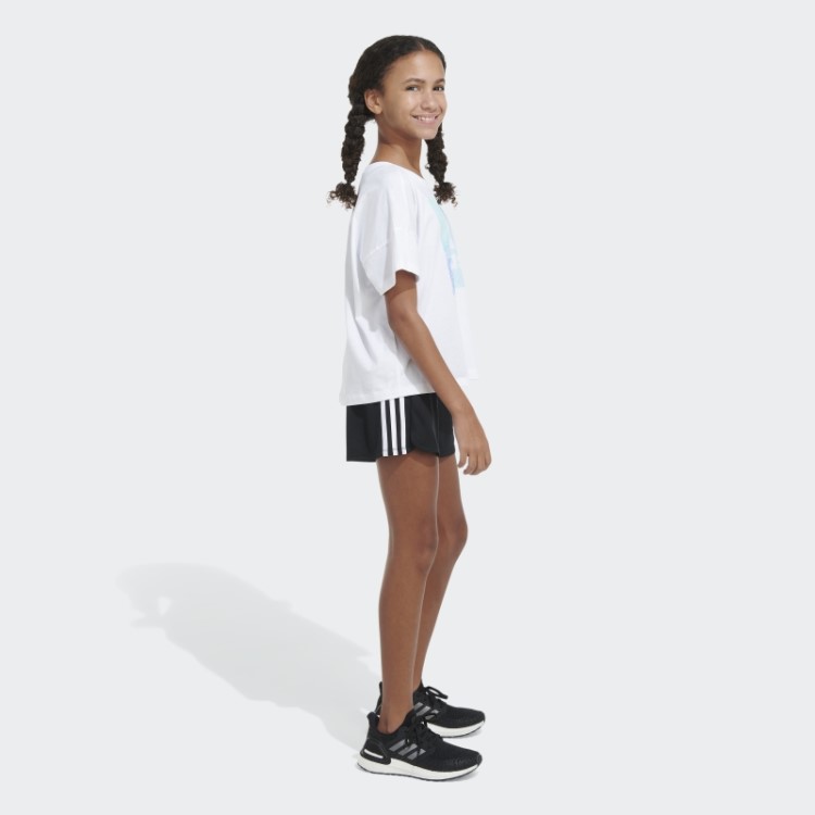 Camiseta Caixa Solta Adidas Branca