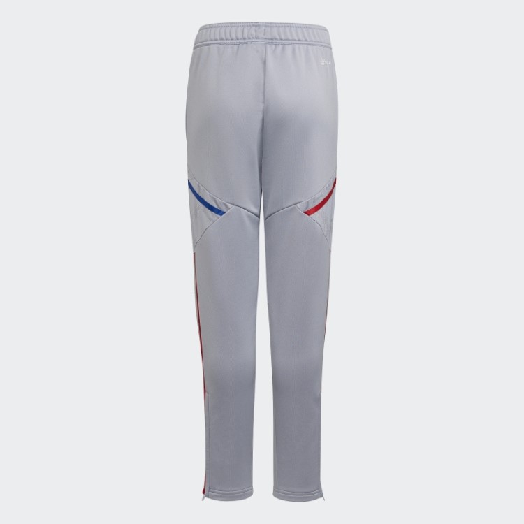 Olympique Lyonnais Tiro 21 Calção De Treino Adidas Prata