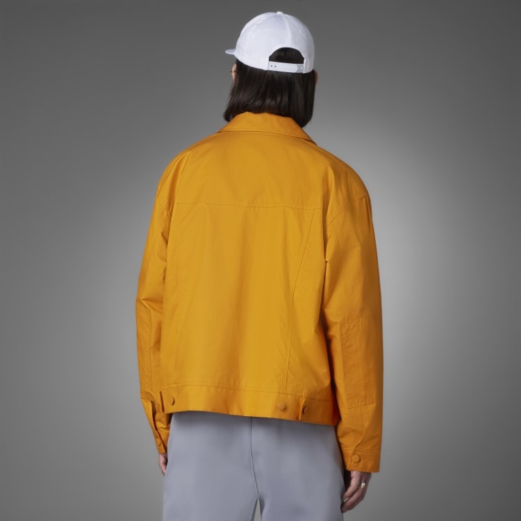 Jaqueta Tie-break Adidas Focus Laranja Versão Azul