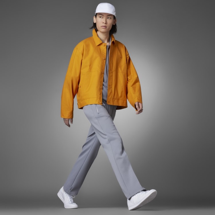 Jaqueta Tie-break Adidas Focus Laranja Versão Azul