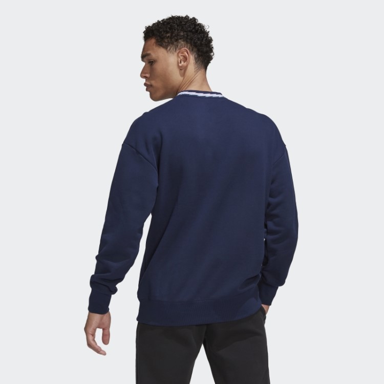 Moletom Adidas Navy Arsenal Lifestyler Crew