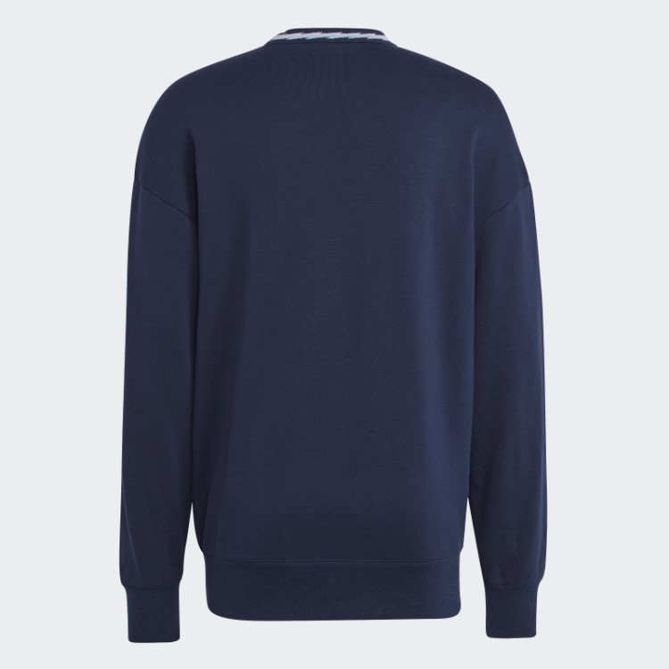 Moletom Adidas Navy Arsenal Lifestyler Crew