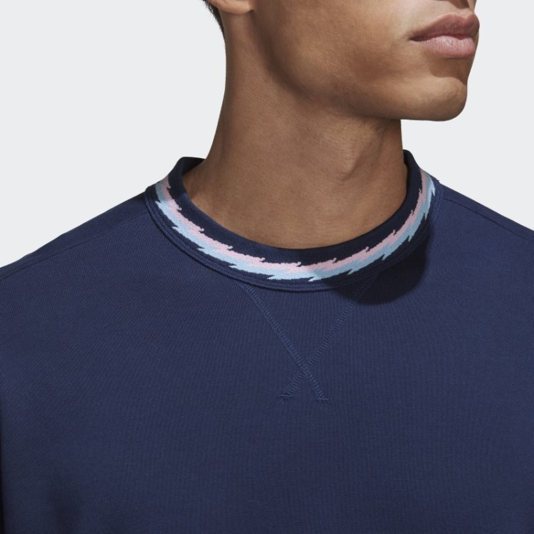 Moletom Adidas Navy Arsenal Lifestyler Crew