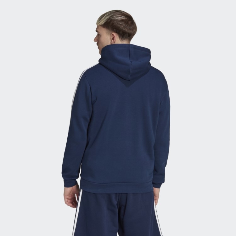 Moletom Com As Três Listras Adidas Night Indigo Adicolor Classics