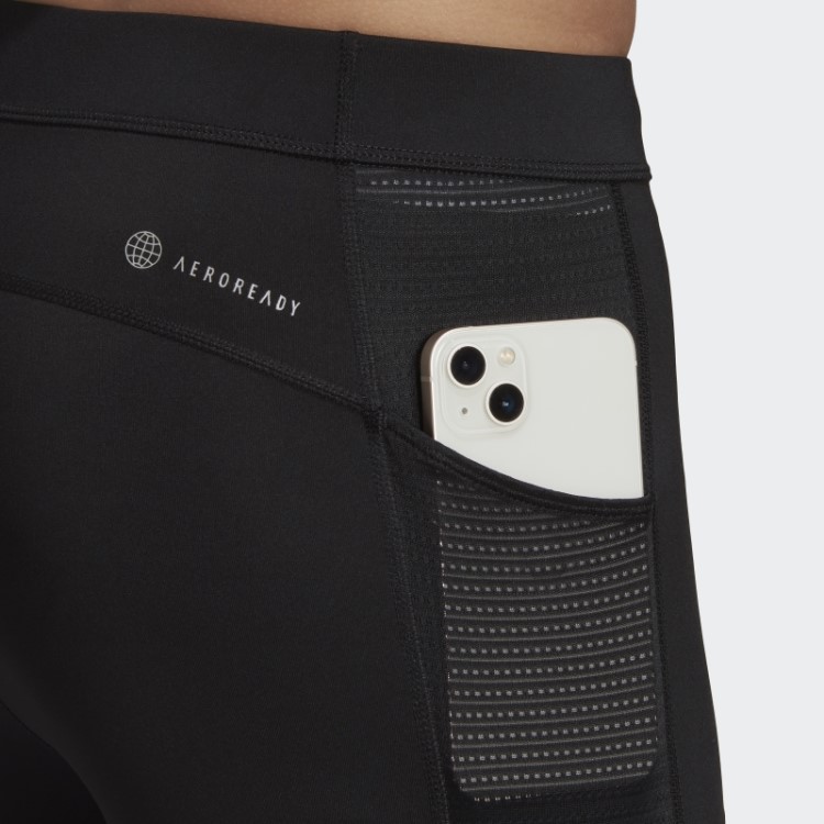 Legging Preta Própria Da Corrida Adidas