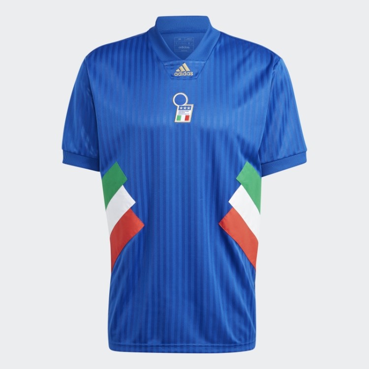 Camisa ícone Da Itália Azul Royal Adidas