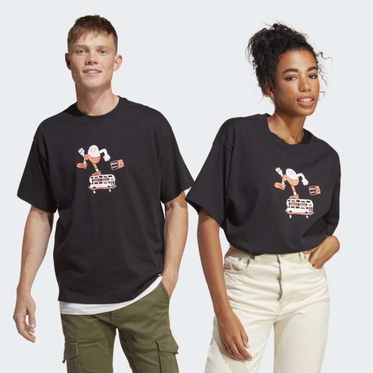 Camiseta Estampada Adidas Black Fashion