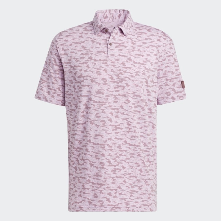 Adidas Camisa Polo Go-to Com Estampa Camuflada Burgundy