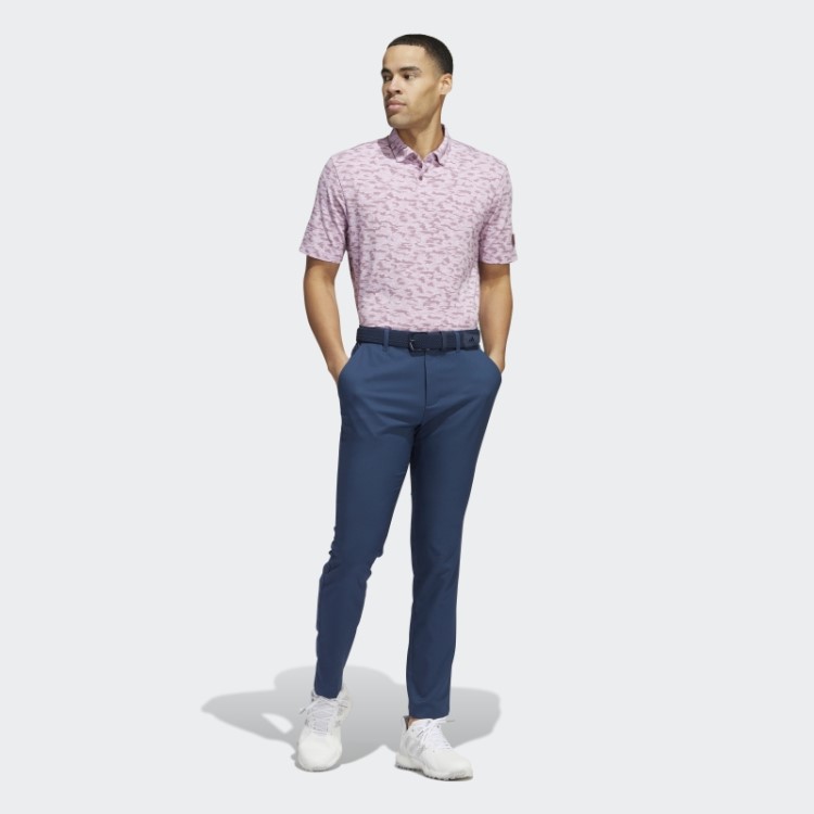 Adidas Camisa Polo Go-to Com Estampa Camuflada Burgundy