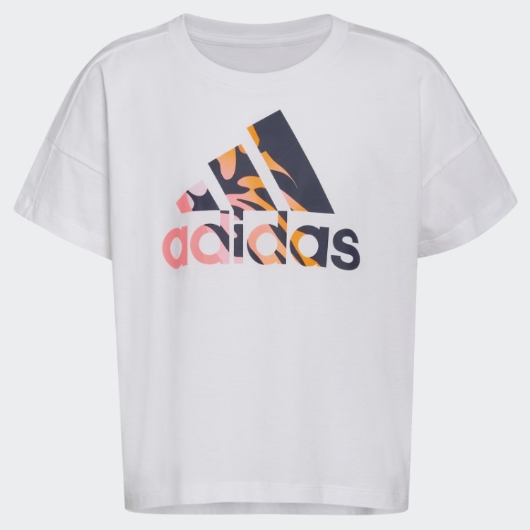 Camiseta Oversize Branca Adidas