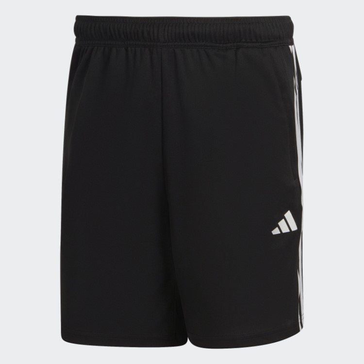 Shorts De Treino Com As Três Listras Train Essentials Piqué Preto Adidas