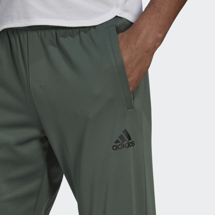 Adidas Verde óxido Aeroready Game And Go Short Logo Calça Afunilada