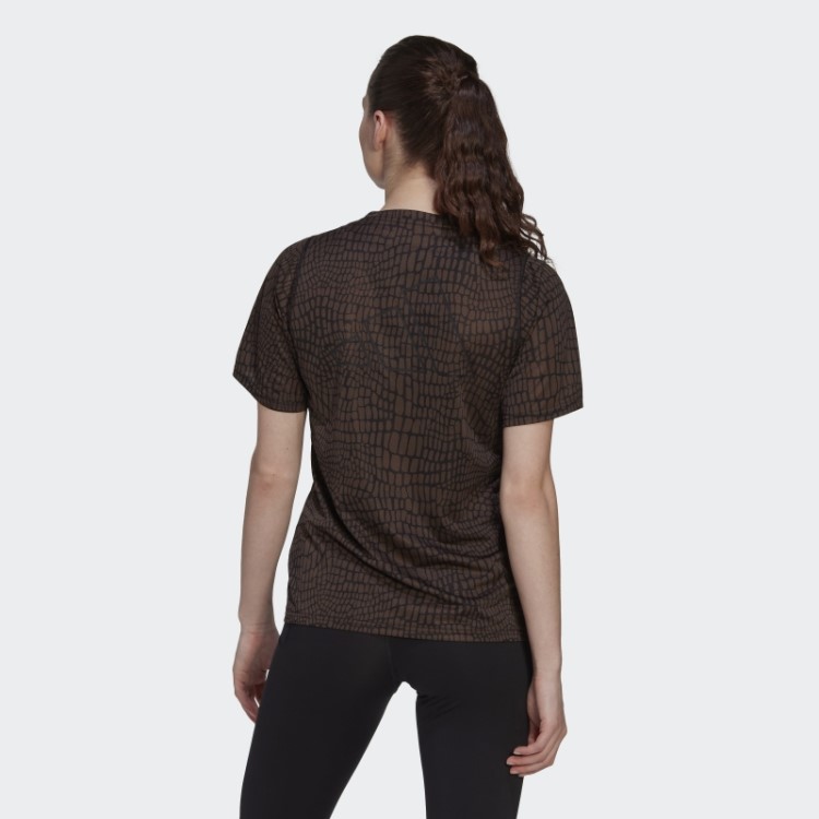 Camiseta De Corrida Com Estampa De Crocodilo Black Run Icons Adidas