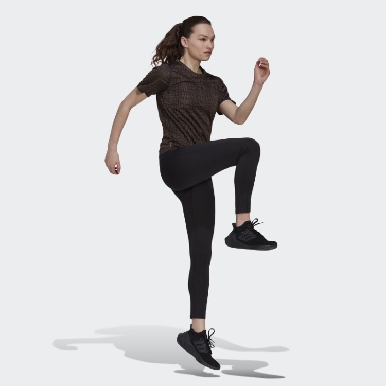 Camiseta De Corrida Com Estampa De Crocodilo Black Run Icons Adidas