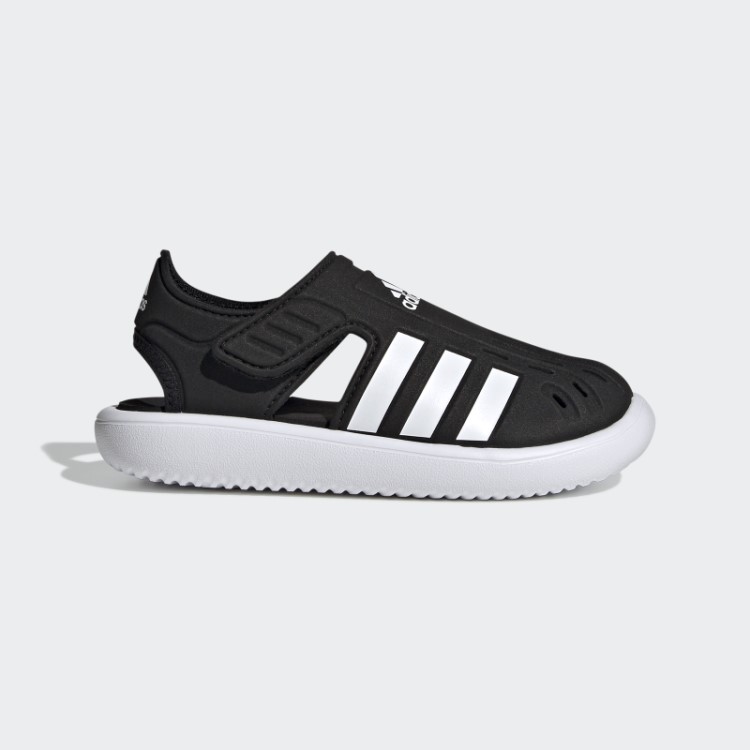 Sandálias De água De Bico Fechado Verão Adidas Preto