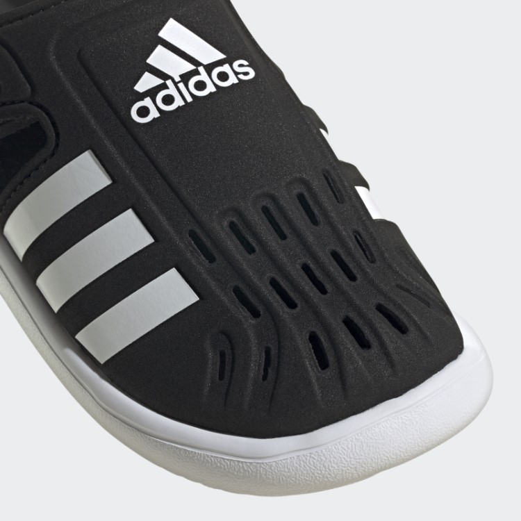 Sandálias De Verão Adidas Fechadas Para água Preta