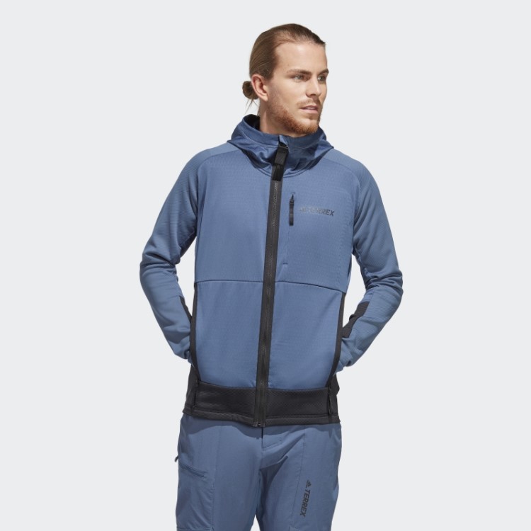 Jaqueta De Lã Para Caminhada Adidas Steel Terrex Tech Flooce