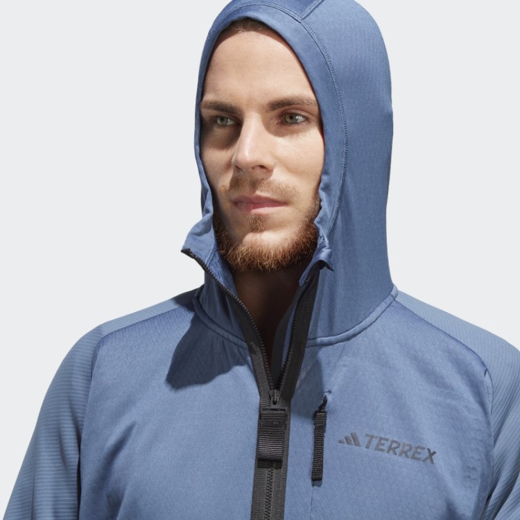Jaqueta De Lã Para Caminhada Adidas Steel Terrex Tech Flooce