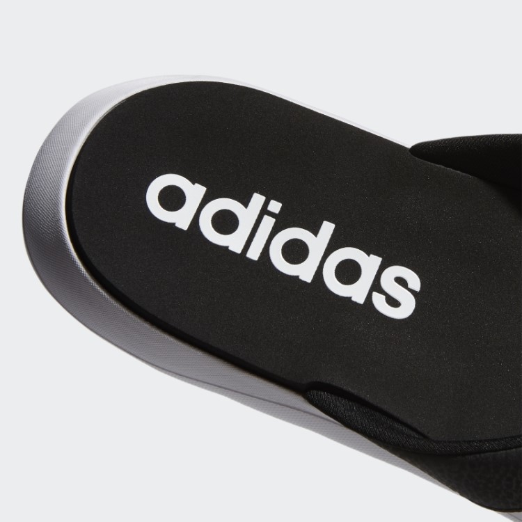 Chinelos Confortáveis ​​pretos Adidas