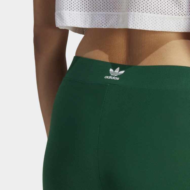 Legging Com As Três Listras Adicolor Classics Verde Escuro Adidas