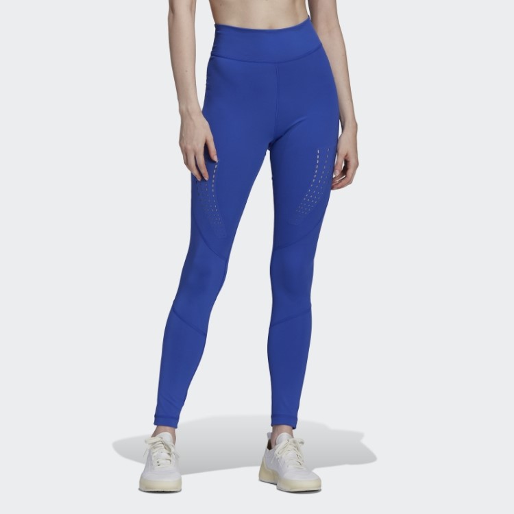 Leggings De Treinamento Truepurpose Adidas By Stella Mccartney Negrito Azul Quente