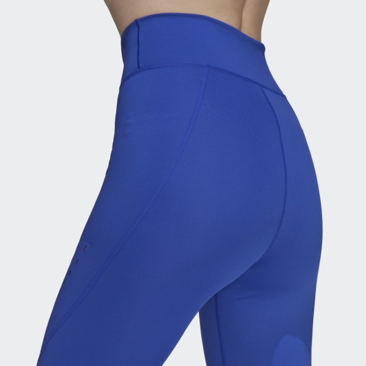 Leggings De Treinamento Truepurpose Adidas By Stella Mccartney Negrito Azul Quente