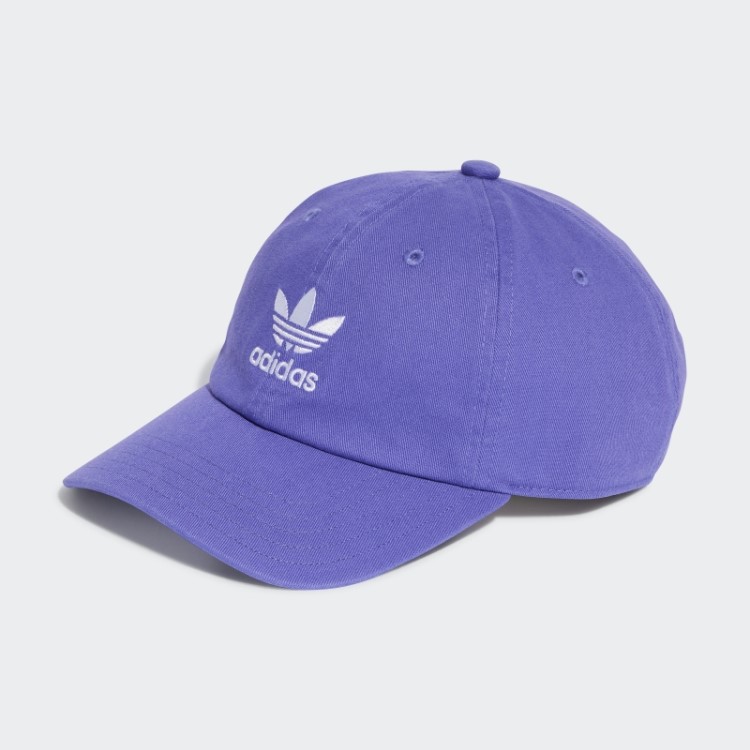 Boné Lilás Adidas Adicolor Classics Trefoil Stonewashed Baseball