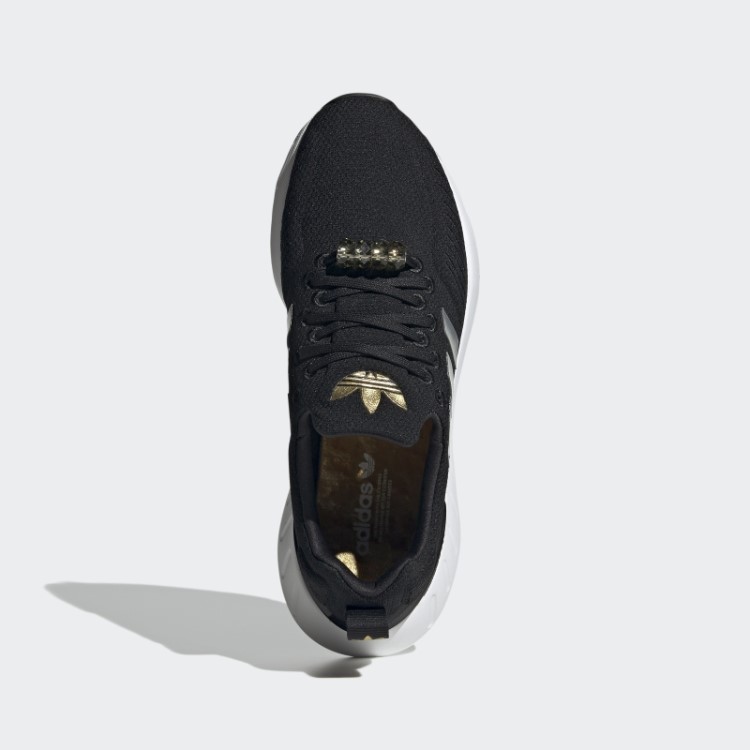 Tênis Adidas Swift Run 22 Dourado Metalizado