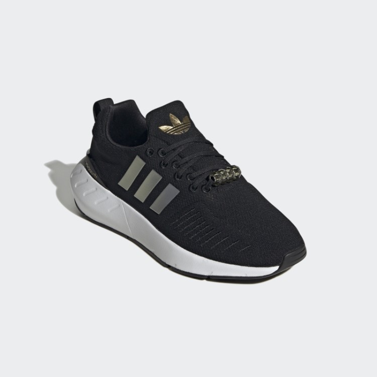 Tênis Adidas Swift Run 22 Dourado Metalizado