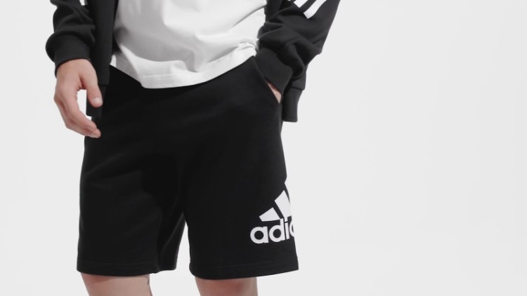 Shorts French Terry Essentials Big Logo Adidas Preto