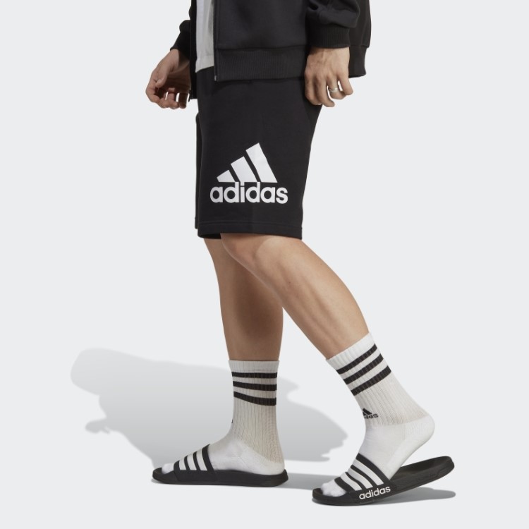 Shorts French Terry Essentials Big Logo Adidas Preto