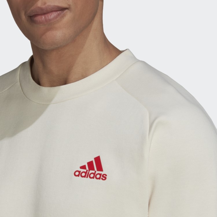 Moletom Branco Projetado Para Gameday Crew Adidas