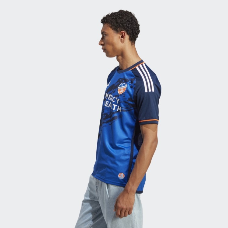 Azul Fc Cicinnati 23/24 Home Autêntico Jersey Adidas
