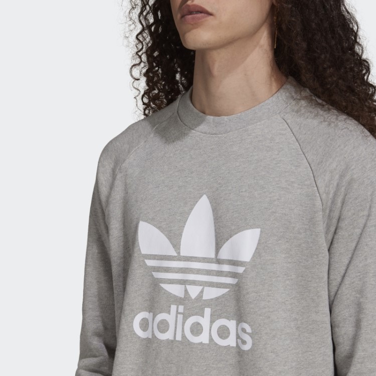 Adicolor Classics Trefoil Moletom Cinza Médio Adidas