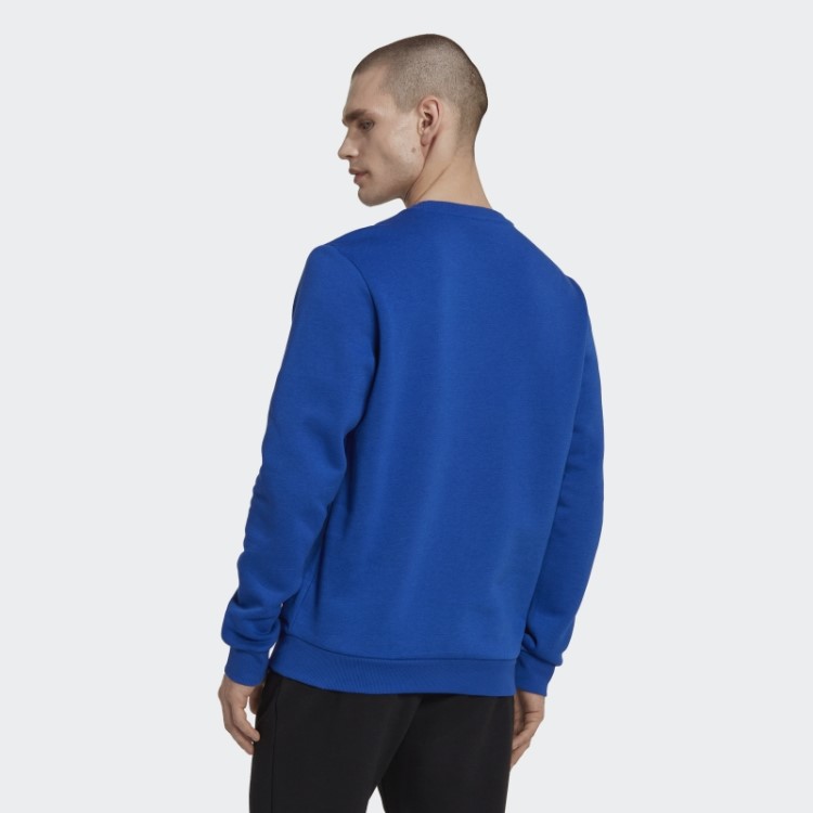 Moletom Adidas Royal Blue Essentials Com Logo Grande