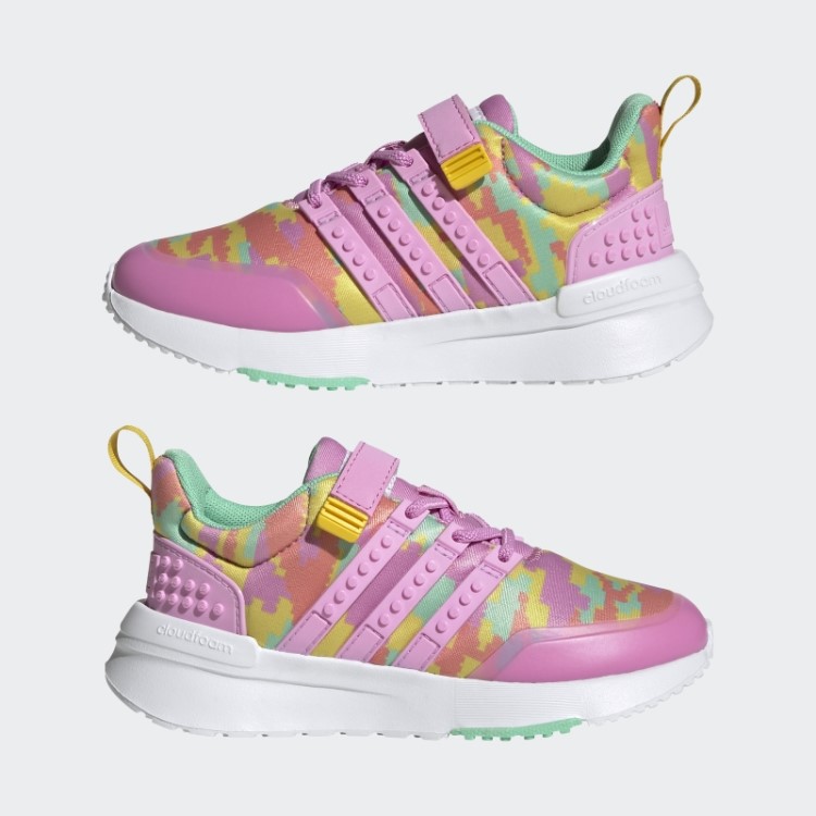Adidas X Lego Racer Tr21 Cadarço Elástico E Top Strap Sapatos Orquídea Quente