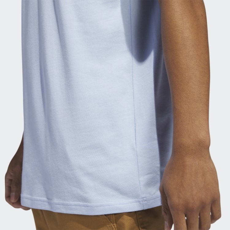 Preenchimento De Caneta Com Logotipo - Camiseta Com Estampa Esportiva Azul Dawn Adidas