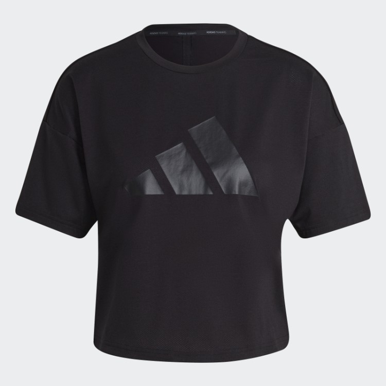 Camiseta Adidas Black Train Icons 3 Bar Logo