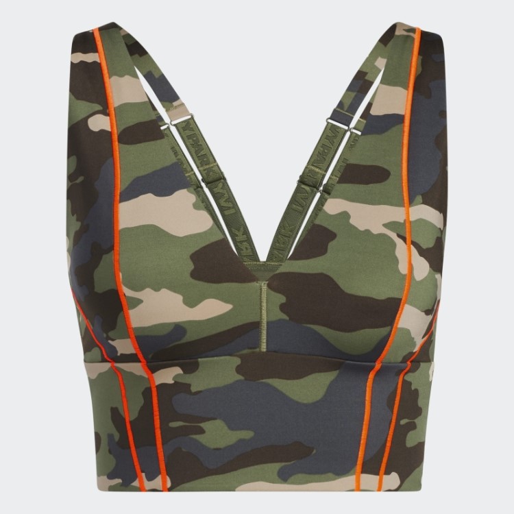 Sutiã Triangular Aop Camo Adidas