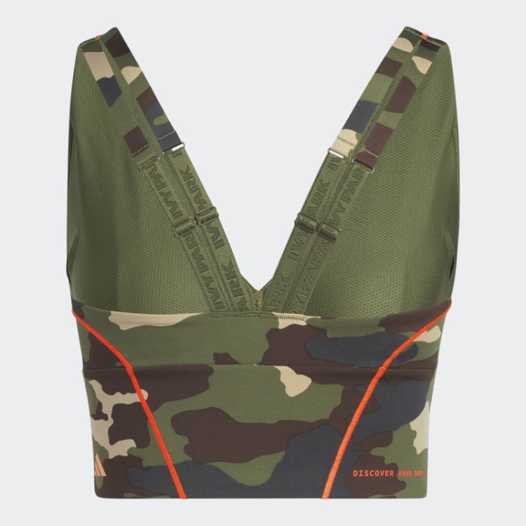 Sutiã Triangular Aop Camo Adidas