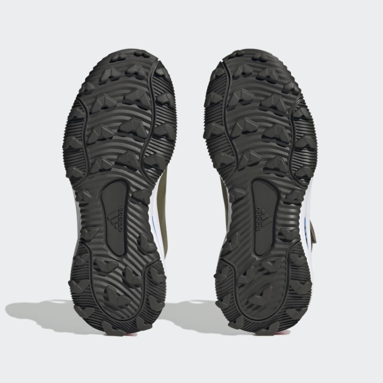 Adidas Olive Fortarun Todo Terreno Cloudfoam Esporte Tênis De Corrida Com Cadarço Elástico E Tira Superior