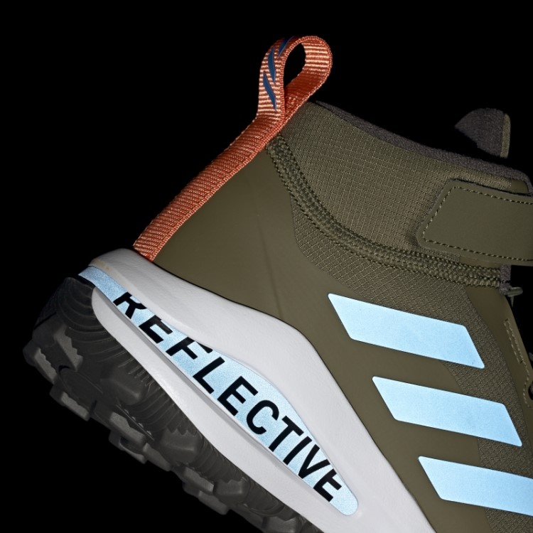 Adidas Olive Fortarun Todo Terreno Cloudfoam Esporte Tênis De Corrida Com Cadarço Elástico E Tira Superior