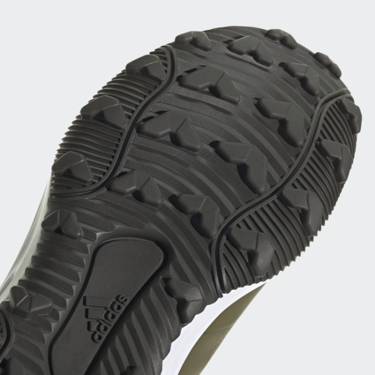 Adidas Olive Fortarun Todo Terreno Cloudfoam Esporte Tênis De Corrida Com Cadarço Elástico E Tira Superior