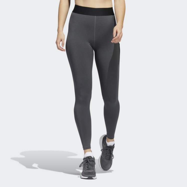 Meia-calça Techfit Period-proof 7/8 Urze Cinza Escuro Adidas