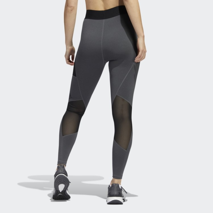Meia-calça Techfit Period-proof 7/8 Urze Cinza Escuro Adidas