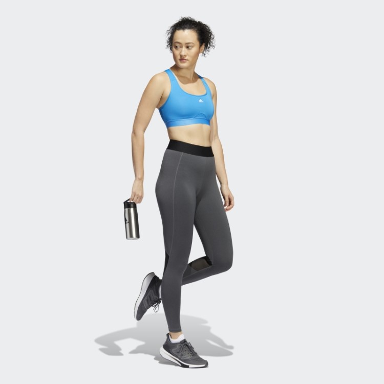 Meia-calça Techfit Period-proof 7/8 Urze Cinza Escuro Adidas